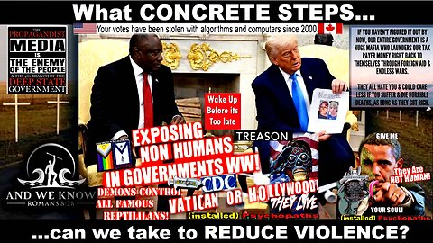 5.22.25: White House/South AFRICA visit complete, Reduce VIOLENCE, Rubio on FIRE, Pray!