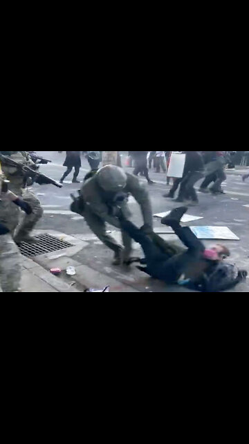 Antifa Goofball Regrets Hitting a Cop in the Face With a Board