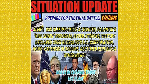 Mike King new 6/21/25 - Cyber Attacks, Victory Declared Over Globalists D.C, Restored Republic
