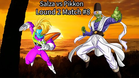 Lound 2 Match #8: Salza vs Pikkon (Dragon Ball Raging Blast 2 Ultimate Tournament)