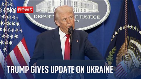 President Trump says there is _still a long way to go_ until Ukraine-Russia ceasefire is resolved