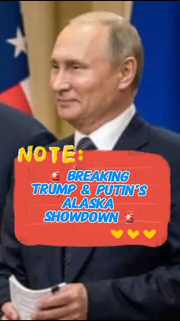 🚨 Breaking — Trump & Putin’s Alaska Showdown