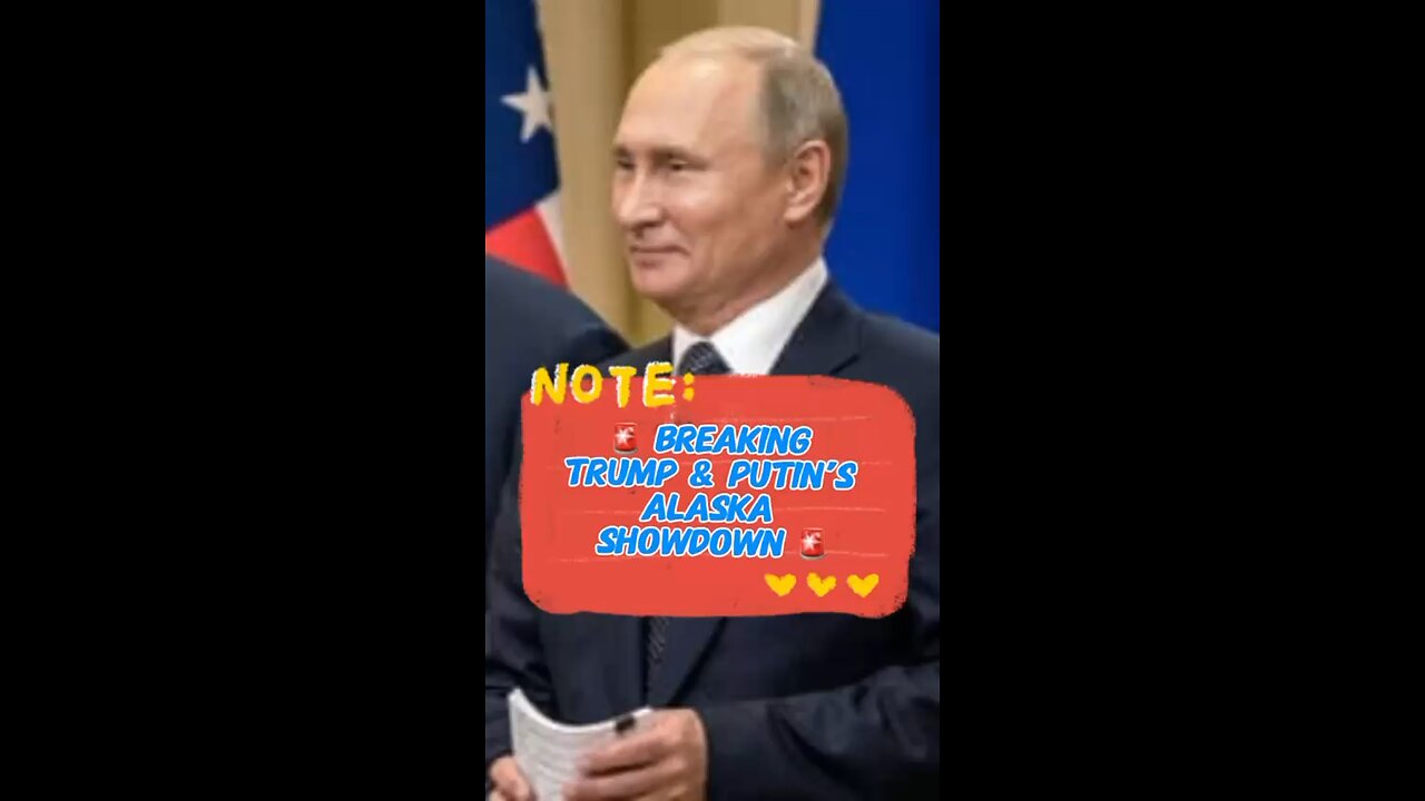 🚨 Breaking — Trump & Putin’s Alaska Showdown