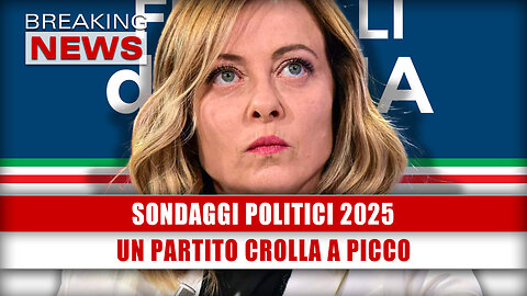 Sondaggi Politici 2025: Un Partito Crolla A Picco!