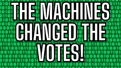 Voting Machines Changed The Votes! Or Did They? You Decide!