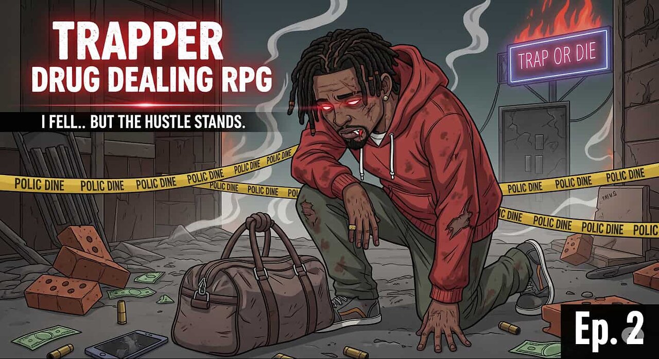 Trap or Die?! I Fell, But the Hustle Stands | Trapper: Drug Dealing RPG Ep. 2