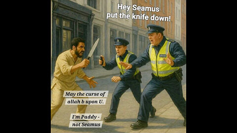 CriticalEyeMMA On Rumble. Garda Stabbed By Pakistani Muslim, Irish Media Coping HARD