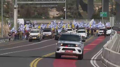 Israeli protesters march into Jerusalem against Netanyahu government