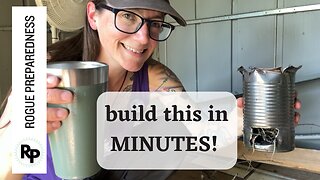 EASY Hobo Stove Build Using A Cheap Multi Tool