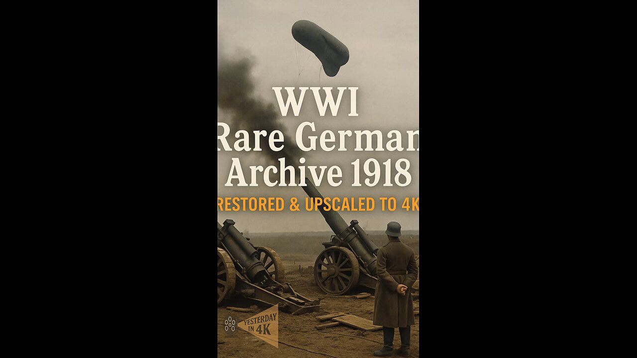 Spotting from Above: WW1 Mortar Accuracy Revealed in Restored 4K! 🎈💥