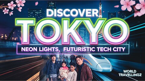 DISCOVER TOKYO 🌸 NEON LIGHTS, FUTURISTIC TECH CITY।