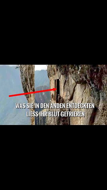 In peruanischer Klippe entdeckte Steintür öffnet sich von selbst