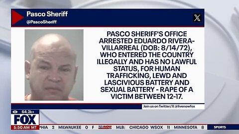 Illegal migrant arrested for sex trafficking 14-year-old girl