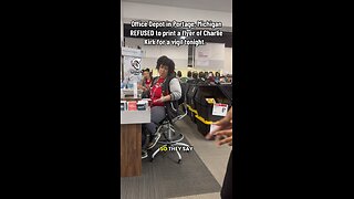 Office Depot in Portage, Michigan REFUSED to Print a Flyer For a Vigil Honoring Charlie Kirk