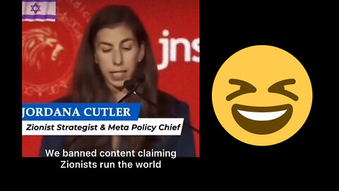 Meta Zionist Claims-They Don't Run The World Or Control The Media-Censoring Anyone Who Disagrees