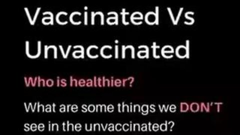 Comparing the sicknesses of vaccinated with unvaccinated...