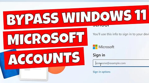 How To Skip Or Bypass Microsoft Account Setup Windows 11 Professional 23H2 Onwards