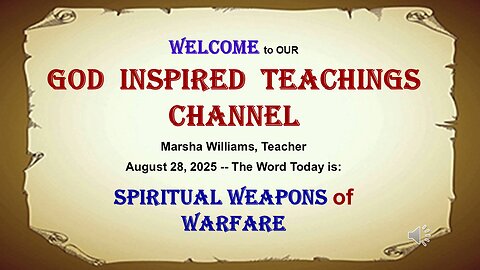 Spiritual Weapons of Warfare