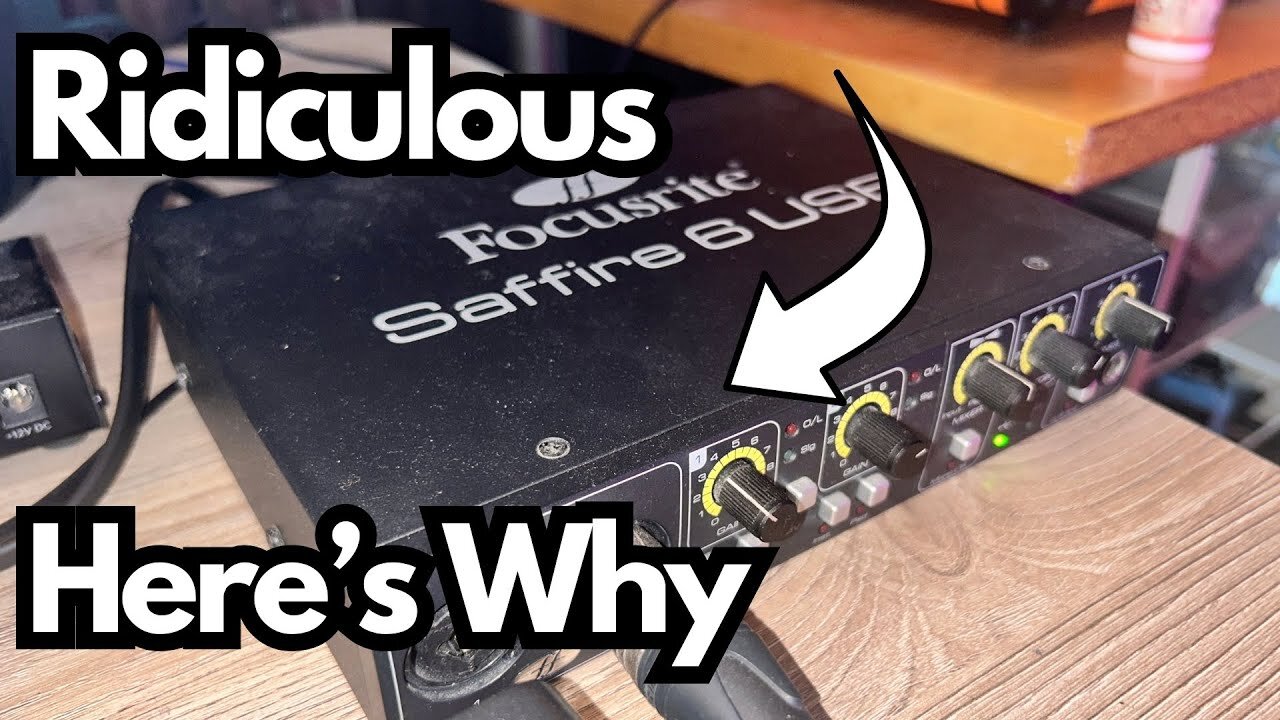 It's Hard to Hate on Focusrite - (My Thoughts on the Saffire 6 USB)