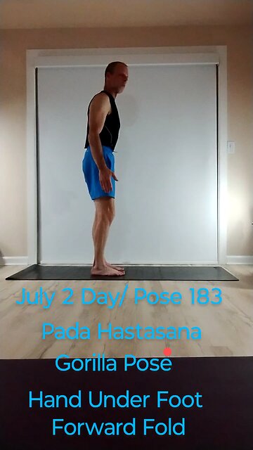 Pada Hastasana / Gorilla Pose / Hand Under Foot Forward Fold