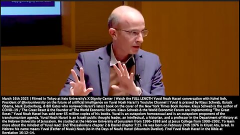 Yuval Noah Harari | "The Truth of the Pandemic Is Very Complicated." - March 16th 2025 + "COVID, This Was the Moment When Surveillance Started Going Under the Skin." - October 3rd 2020