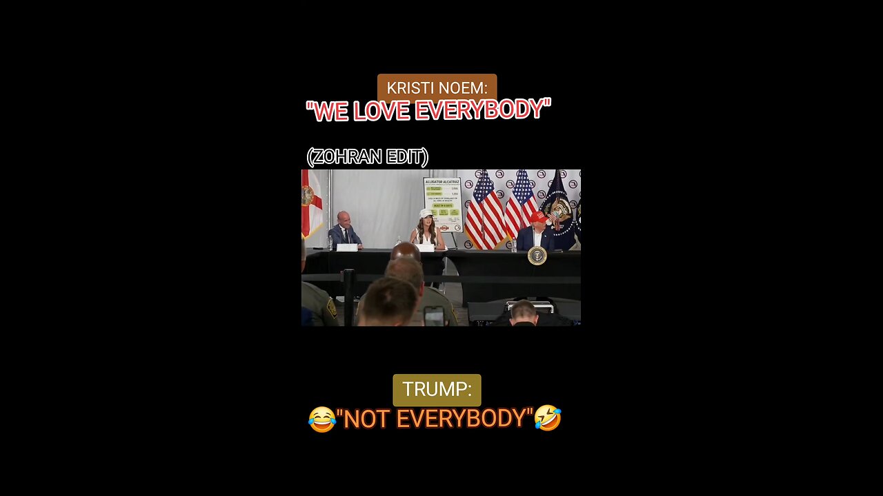 "Trump Says the Quiet Part Out Loud 👀💥 #NotEverybody"
