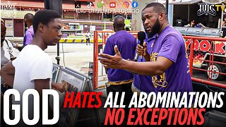 GOD HATES ALL ABOMINATIONS. NO EXCEPTIONS