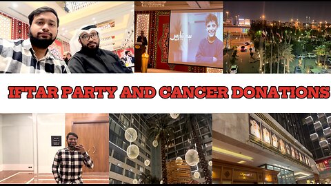 IFTAR PARTY AND CANCER DONATIONS IN CROWNE PLAZA KUWAIT