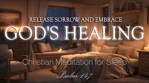 Christian Meditation for Sleep | Release Sorrow and Embrace God’s Healing, Rest for the Exhausted