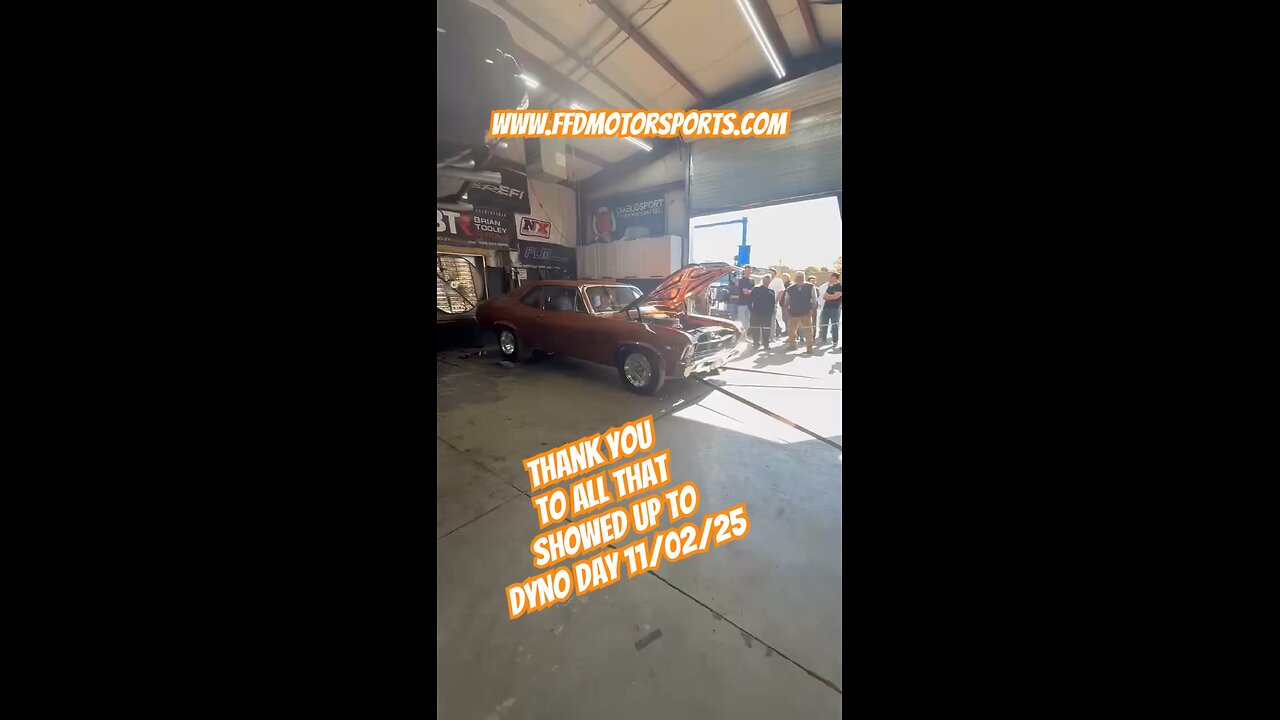 Nasty Nova at Dyno Day spinning the Dynojet