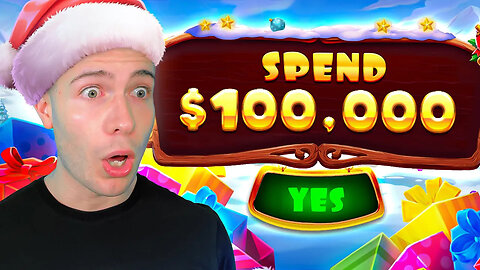 SPENDING $100,000 ON BRAND NEW CHRISTMAS SLOT