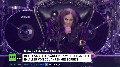 Rock-Legende Ozzy Osbourne stirbt mit 76 Jahren
