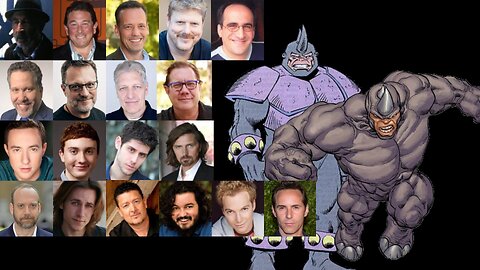 Animated Voice Comparison- Rhino (Spider-Man)