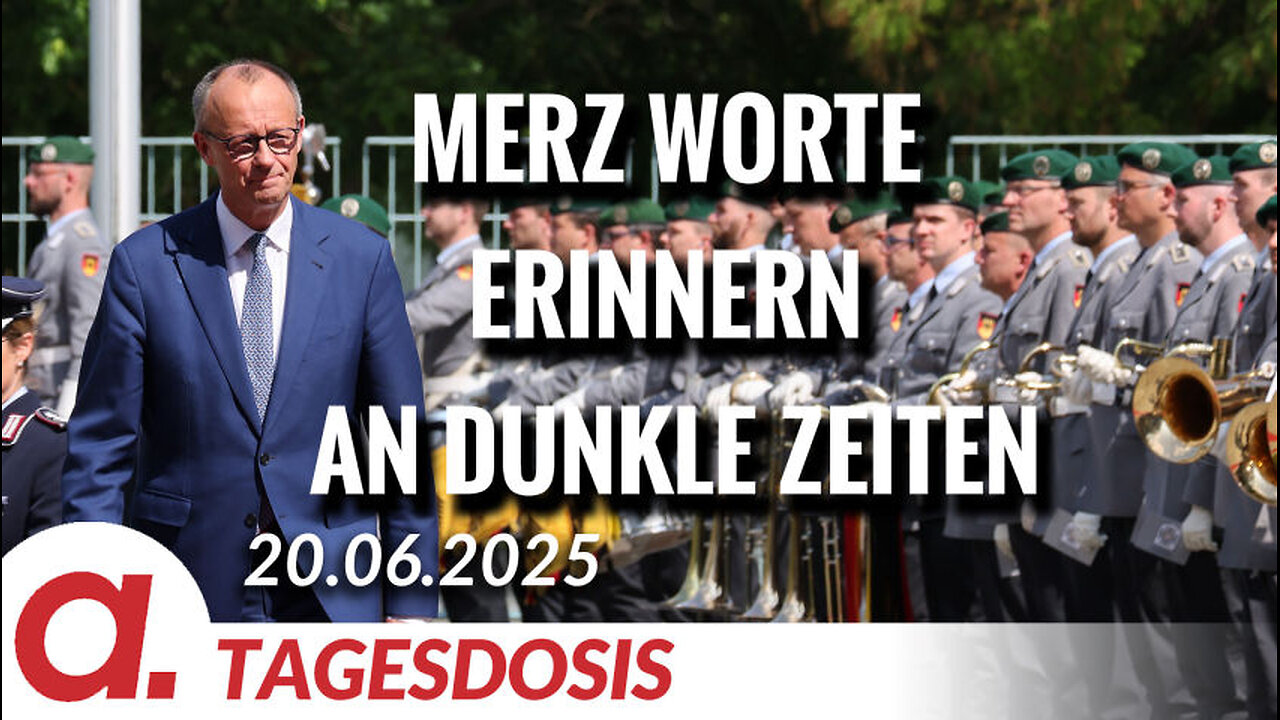 Merz Worte erinnern an dunkle Zeiten | Von Rainer Rupp