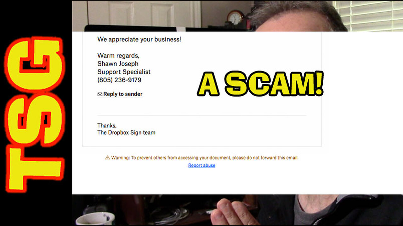Beckham Wallace Email SCAM! WARNING!