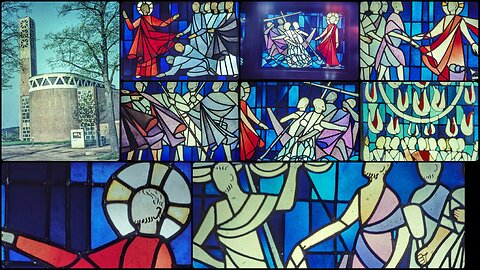 Bildwände der Christuskirche in Darmstadt-Eberstadt 🇩🇪 (2023-07)