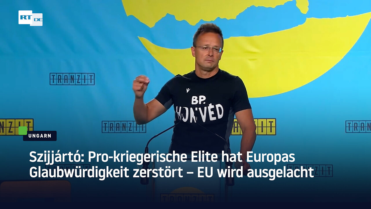 Szijjártó: Pro-kriegerische Elite hat Europas Glaubwürdigkeit zerstört – EU wird ausgelacht