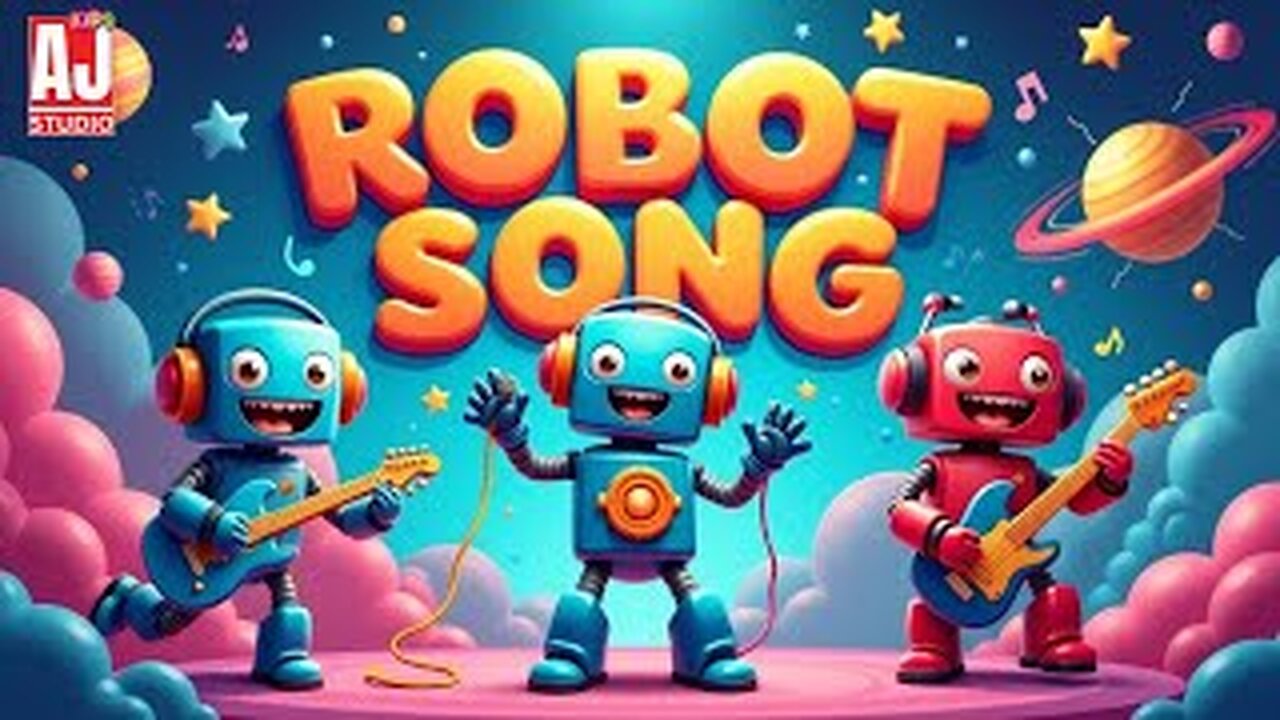 🤖 Robot Song for Kids | Learn & Dance with Robots😊