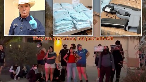 Pro-crime anti-ICE protesters disrupted a drug bust in Tucson
