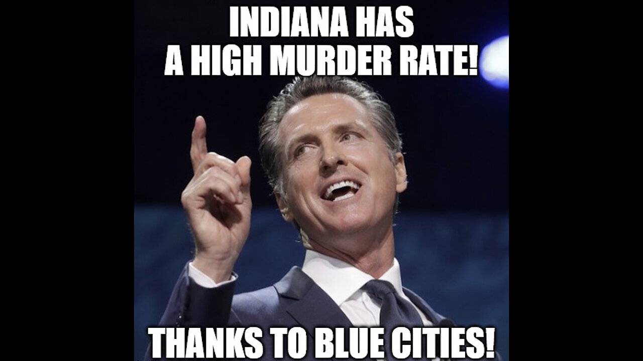 Gavin Newsom, Sam Seder & Indiana’s Blue City Murder Problem