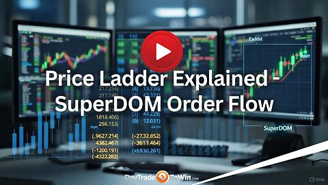 How to Read the Price Ladder (SuperDOM Order Flow Explained)