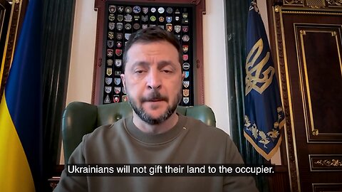 Cokehead Zelensky contradicts Trump: “We will not gift land to the occupier”