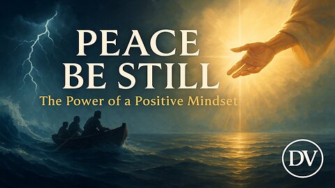 Jesus Calmed the Storm — The Power of Faith and a Positive Mindset 🌊