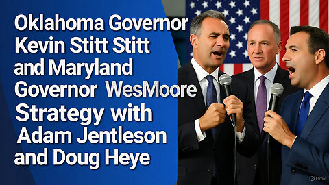 Govs. Kevin Stitt & Wes Moore with Strategists Adam Jentleson & Doug Heye