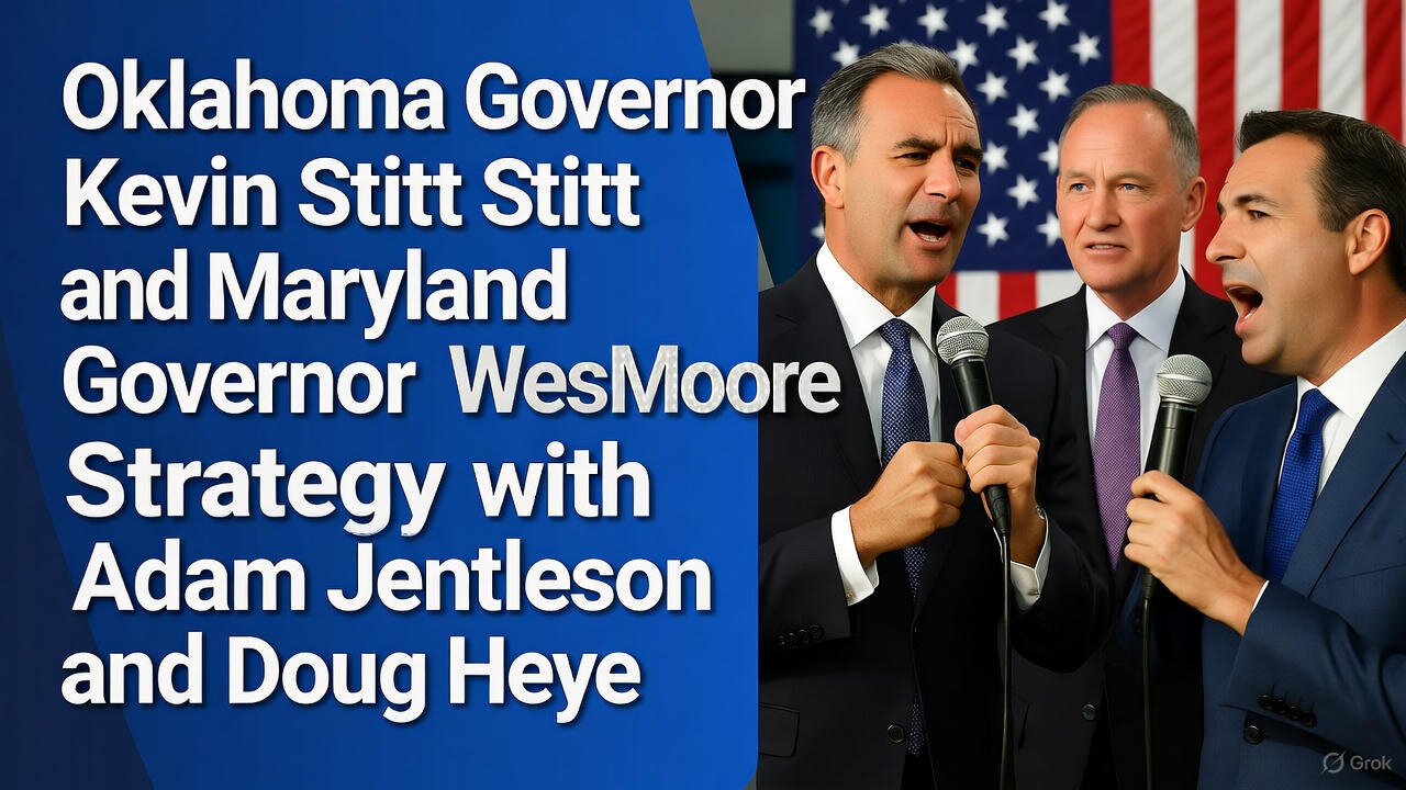 Govs. Kevin Stitt & Wes Moore with Strategists Adam Jentleson & Doug Heye