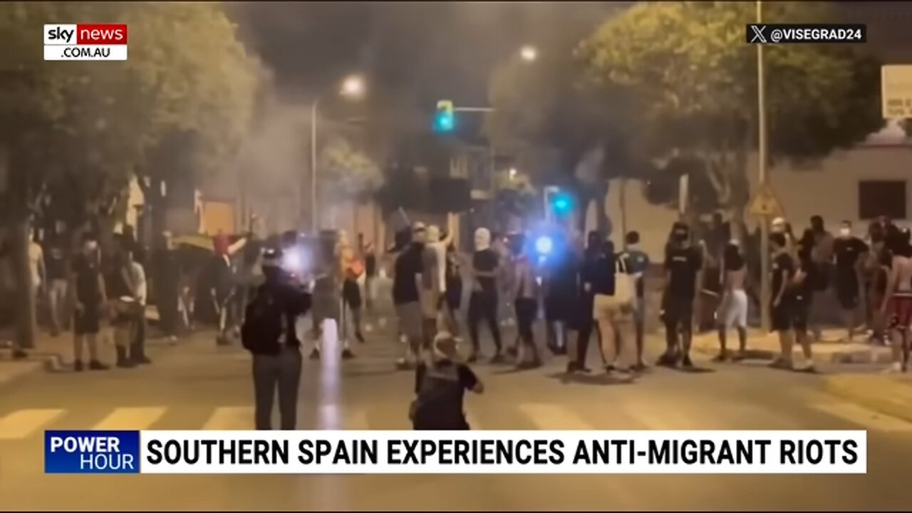 Media blasted for lying about Spain riots following violent migrant gang attacks
