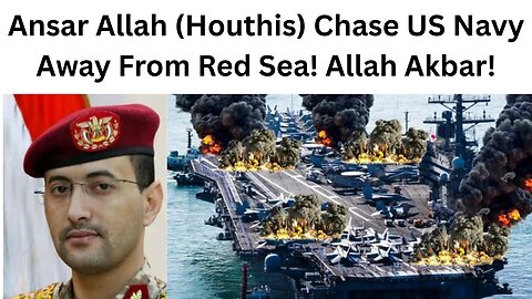 US Navy Runs Away From Ansar Allah!