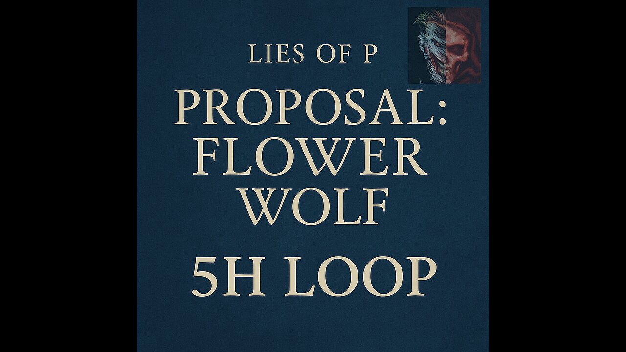 Lies of P – Proposal Flower Wolf [5h Loop for Depth, Rage & Memory]