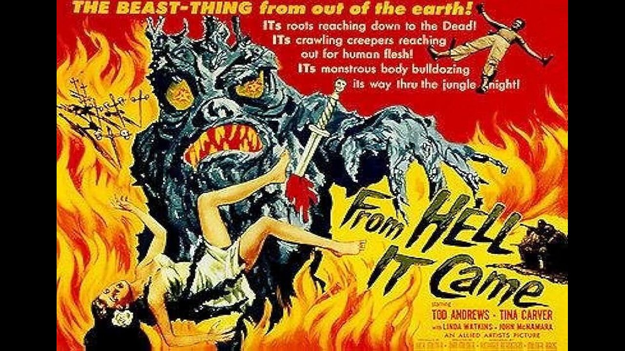 FROM HELL IT CAME 1957 Executed Native's Spirit Returns as a Mutant Killer Tree FULL MOVIE HD & W/S