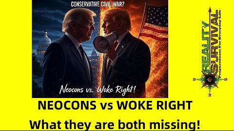 NEOCONS vs WOKE RIGHT